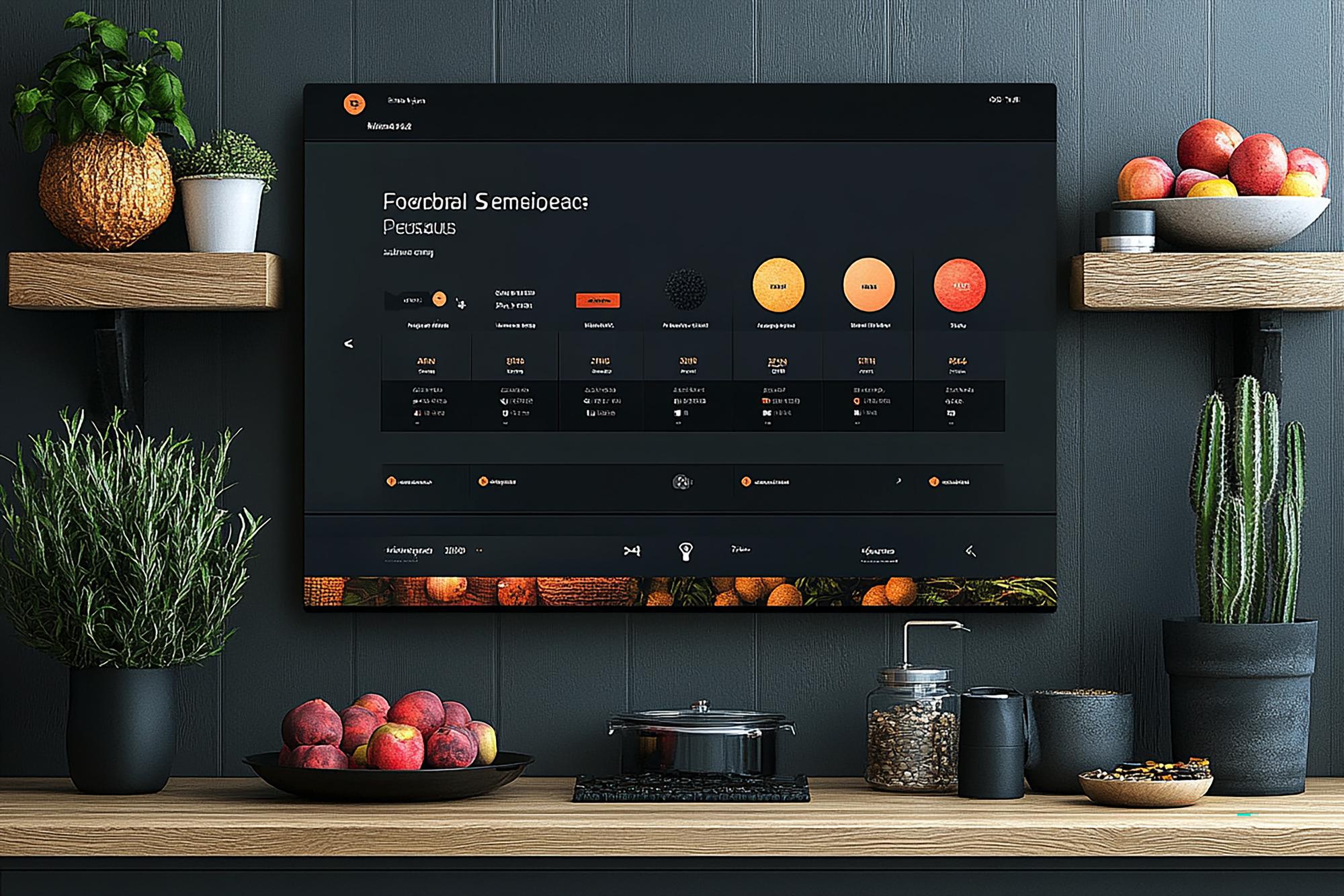 Subscription plan visual with interface mockup